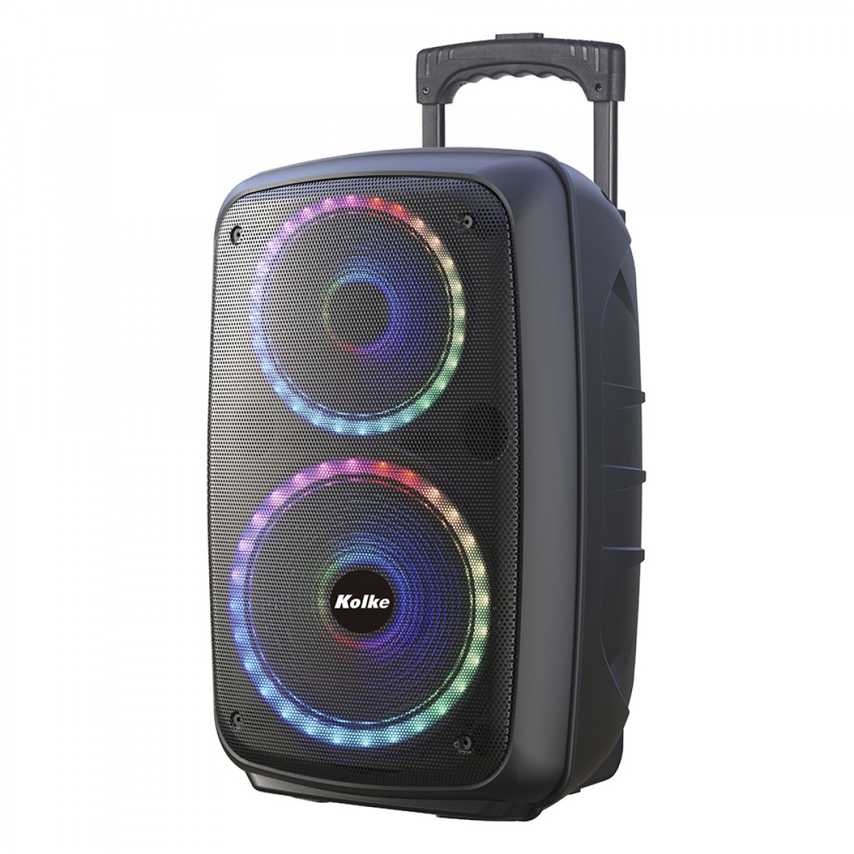 Parlante Inalámbrico Cromos 8'' + 6.5'' KPB-510 con Luces Audiorítmicas