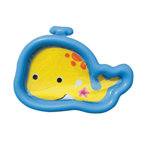 Piscina inflable de ballena para bebés