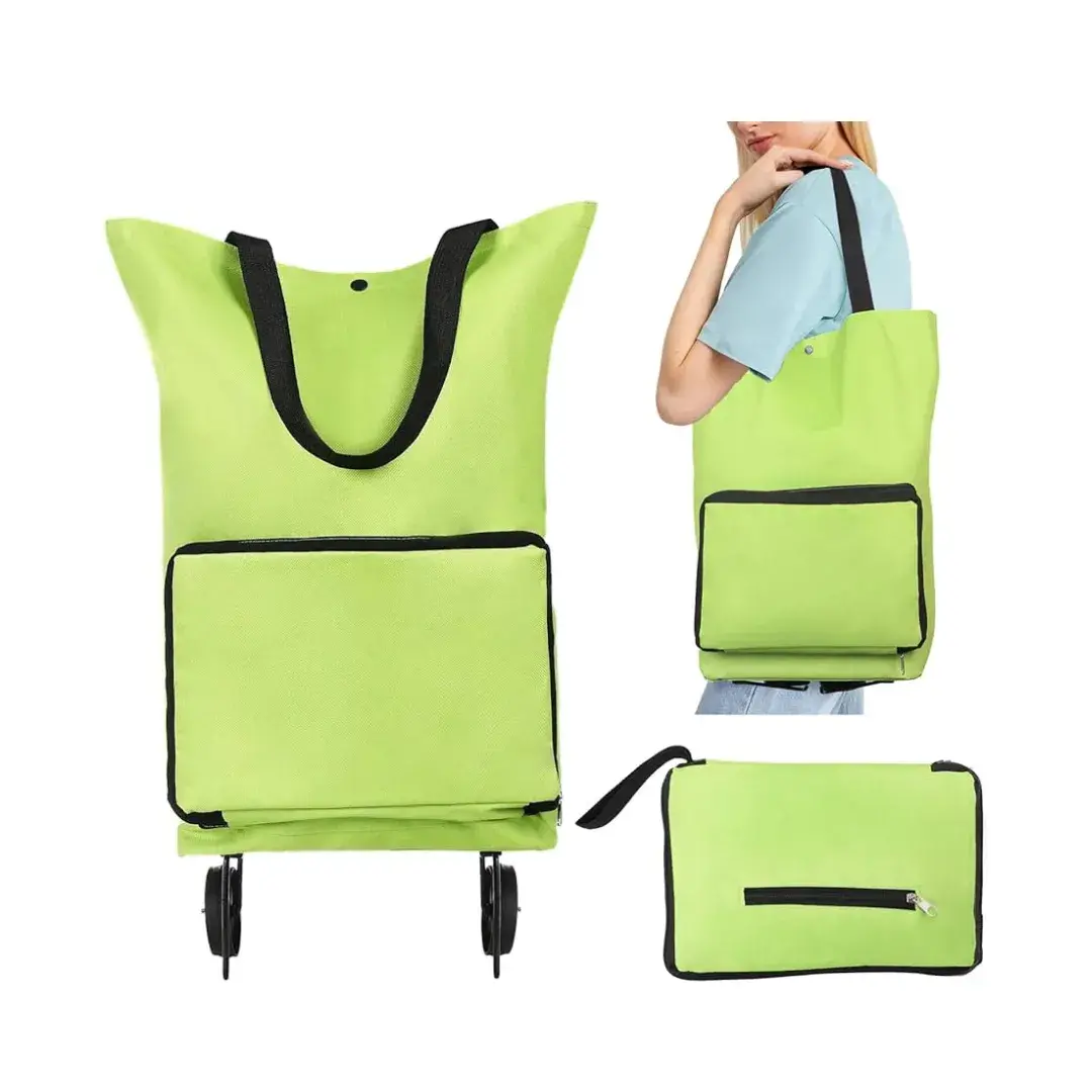 Carrito de Compras Plegable Portátil - Compacto y Práctico - Imagen 3