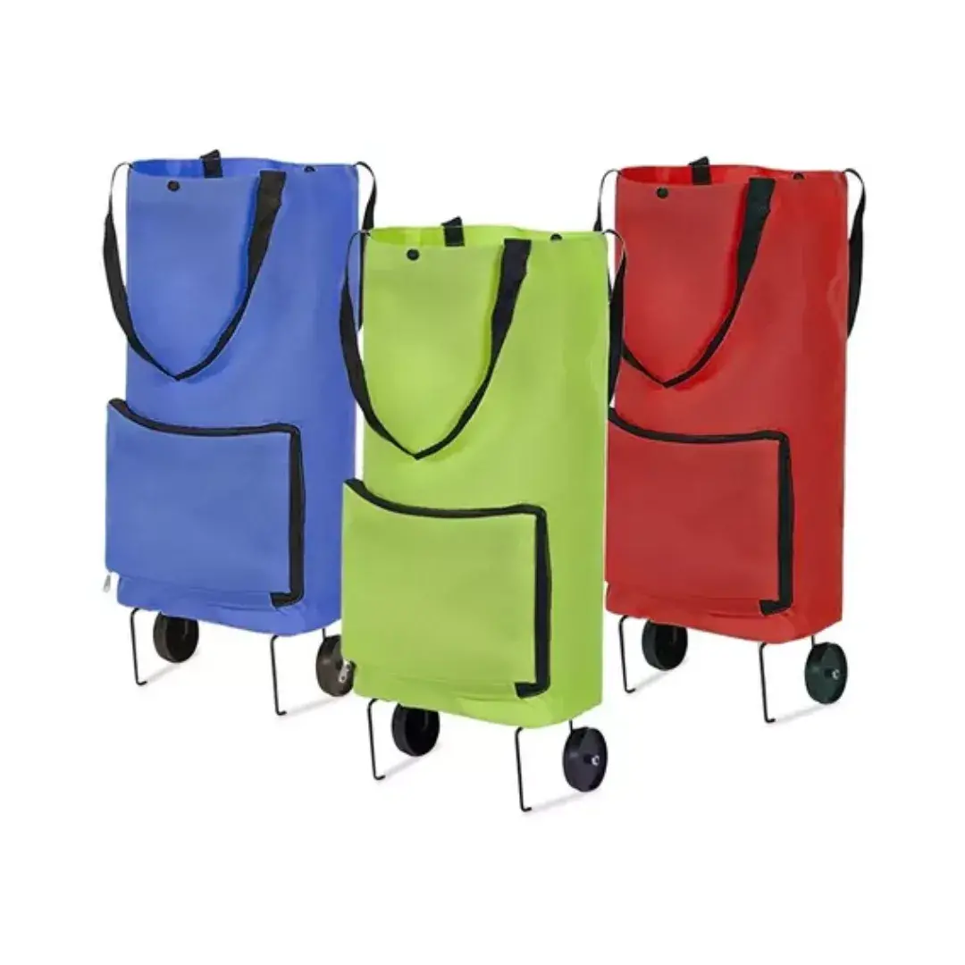 Carrito de Compras Plegable Portátil - Compacto y Práctico - Imagen 4