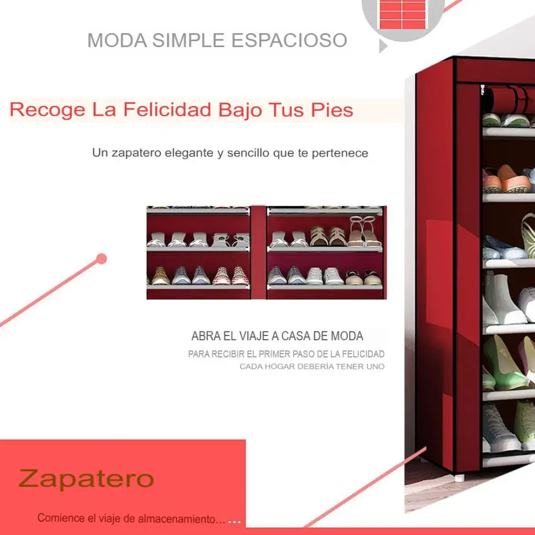 Zapatero Organizador para 36 Pares de Calzados – Ahorra Espacio y Mantén Todo Ordenado - Imagen 5