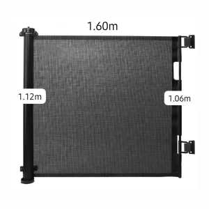 Puerta Retráctil de Seguridad para Niños y Mascotas 112 cm